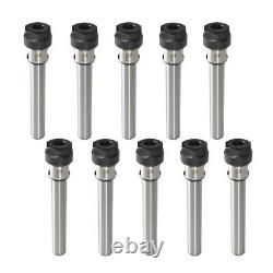 10PC C16 ER16 100L Collet Straight Shank Chuck Tool Holder For CNC Milling Lathe