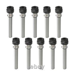 10PC C16 ER16 100L Collet Straight Shank Chuck Tool Holder For CNC Milling Lathe