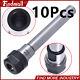 10×C16 ER16 100L Collet Straight Shank Chuck Tool Holder For CNC Milling Lathe
