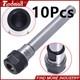 10×C16 ER16 100L Collet Straight Shank Chuck Tool Holder For CNC Milling Lathe