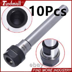 10×C16 ER16 100L Collet Straight Shank Chuck Tool Holder For CNC Milling Lathe