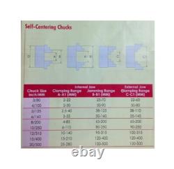 10 D1-5 3-jaw Camlock Lathe Chuck (3900-4630)