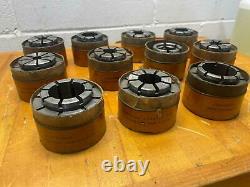 (11) Crawford C Multibore Collets C3-C13 Lathe Chuck 3/8 to 1-5/8