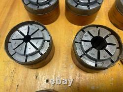 (11) Crawford C Multibore Collets C3-C13 Lathe Chuck 3/8 to 1-5/8