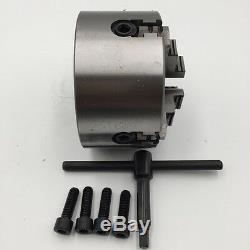 125mm Lathe Chuck 5 4Jaw Independent Reversible Chuck CNC Metalworking Tool