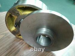 12 4-JAW LATHE CHUCK independent jaws & 10 L0 semi-finished adapter #1204F0