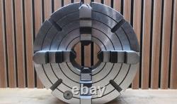 12 4 Jaw Manual Lathe Chuck Plain Mount