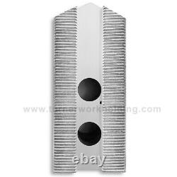 12 Lathe Chuck Pointed Steel Soft Jaws (Kitagawa, Samchully) ht=4, 21mm slot