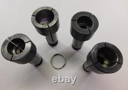 12 Piece 5C Machine Lathe Smooth Round Collets with Rack. 1.12 2.38 Bore ID