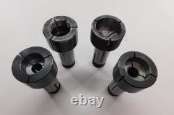 12 Piece 5C Machine Lathe Smooth Round Collets with Rack. 1.12 2.38 Bore ID