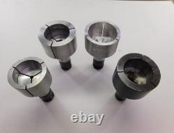 12 Piece 5C Machine Lathe Smooth Round Collets with Rack. 1.12 2.38 Bore ID