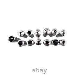 13Pc #4 Morse Taper Collet 1/8-1 4MT MT4 With 3/16 1/4 3/8 1/2 5/8 3/4