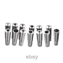 13Pc #4 Morse Taper Collet 1/8-1 4MT MT4 With 3/16 1/4 3/8 1/2 5/8 3/4