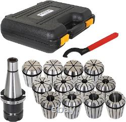 14Pcs ER-32 NMTB #40 Spring Collet Chuck Tool Holder with Box Fit for CNC Engrav