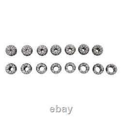 15Pcs ER32 Collet Set R8 Shank Chuck Tools for Milling Machine, Lathe, Drilling