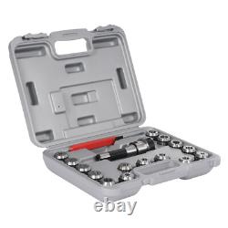 15Pcs ER32 Collet Set R8 Shank Chuck Tools for Milling Machine, Lathe, Drilling