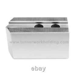 15 Lathe Chuck Pointed Aluminum Soft Jaws for (Kitagawa, Samchully), ht-4.0 3PC