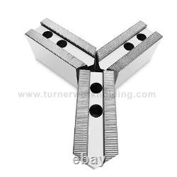 15 Lathe Chuck Pointed Steel Soft Jaws for (Kitagawa, Samchully), ht=4.0- 3pc