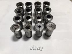 16C Emergency Collet Lot Of 16 Hardinge Lathe Chuck Tool Holder Internal Threads