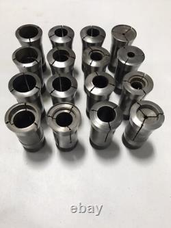 16C Emergency Collet Lot Of 16 Hardinge Lathe Chuck Tool Holder Internal Threads