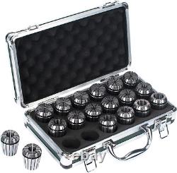 18 Pcs ER32 Collet Set, 3/32''-3/4 Precision Spring ER32 Shank Chuck for Boring