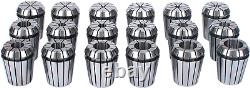 18 Pcs ER32 Collet Set, 3/32''-3/4 Precision Spring ER32 Shank Chuck for Boring