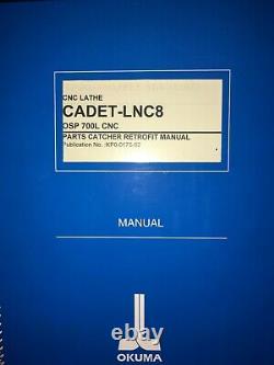 1997 OKUMA LNC-8C Cadet CNC Turning Center Lathe. Tailstock with Collet Chuck