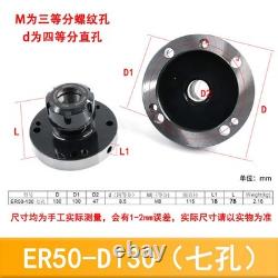 1PC ER16/32/40/50 Collet Chuck Compact Lathe Holder For Milling