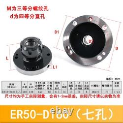 1PC ER16/32/40/50 Collet Chuck Compact Lathe Holder For Milling