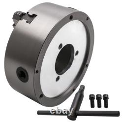 20cm 3 Jaw 8 Self Centering Lathe Chuck for CNC Drilling 3-M10 Mounting Thread