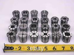 22pcs Erickson Series F Tap L Style Collet 7/87.900 Milling Lathe Cnc