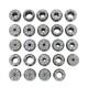 24 Pack ER40 Collet Set Metric Spring Collet Milling Lathe CNC Chuck Bit Holder