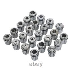 24 Pack ER40 Collet Set Metric Spring Collet Milling Lathe CNC Chuck Bit Holder