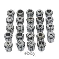 24 Pack ER40 Collet Set Metric Spring Collet Milling Lathe CNC Chuck Bit Holder