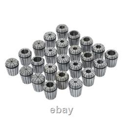 24 Pack ER40 Collet Set Metric Spring Collet Milling Lathe CNC Chuck Bit Holder