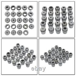 24 Pack ER40 Collet Set Metric Spring Collet Milling Lathe CNC Chuck Bit Holder