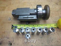 24 position Indexing 3AT collet closer 1/8 to 1/2 by 16th's lathe drawbar