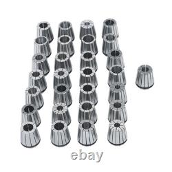 29Pc ER40 Precision Spring Collet Set Milling Lathe CNC Chuck Bit Holder Tool 29Pc ER40 Precision Spring Collet Set Milling Lathe CNC Chuck Bit Holder Tool