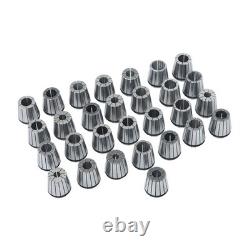 29Pc ER40 Precision Spring Collet Set Milling Lathe CNC Chuck Bit Holder Tool 29Pc ER40 Precision Spring Collet Set Milling Lathe CNC Chuck Bit Holder Tool