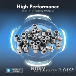 29 Pcs ER40 Precision Spring Collet Set Milling Lathe CNC Chuck Bit Holder Tool