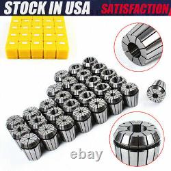 29x ER40 Precision Spring Collet Set Milling Lathe CNC Chuck Bit Holder Tool