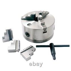 2-1/4-8 Thread Mount 6 3-jaw Self-centering Lathe Chuck (3900-4724)