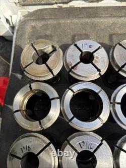 36pc B60 INDEX 23 B&S Collet Set Mostly Hardinge Metal Lathe Chuck CNC Turning