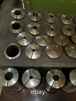 38 Pieces Hardinge Lathe Collet Set Lot 215