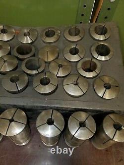 38 Pieces Hardinge Lathe Collet Set Lot 215