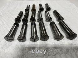 3C Collet Lot 19pc Set Lathe Chuck Hardinge Block Mill Tool 1/8 3/16 3/8 1/2