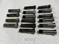 3C Collet Lot 19pc Set Lathe Chuck Hardinge Block Mill Tool 1/8 3/16 3/8 1/2