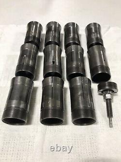 3J Emergency Collet Lot 11pc & Stop Hardinge Lyndex Set Lathe Chuck Machine