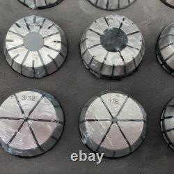 3/32 3/4 ER32 COLLETS SET MILLING LATHE DIN 6499/B. 0003 18 Piece Set
