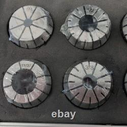 3/32 3/4 ER32 COLLETS SET MILLING LATHE DIN 6499/B. 0003 18 Piece Set